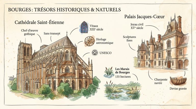 Que faire à Bourges : les trésors du patrimoine berrichon