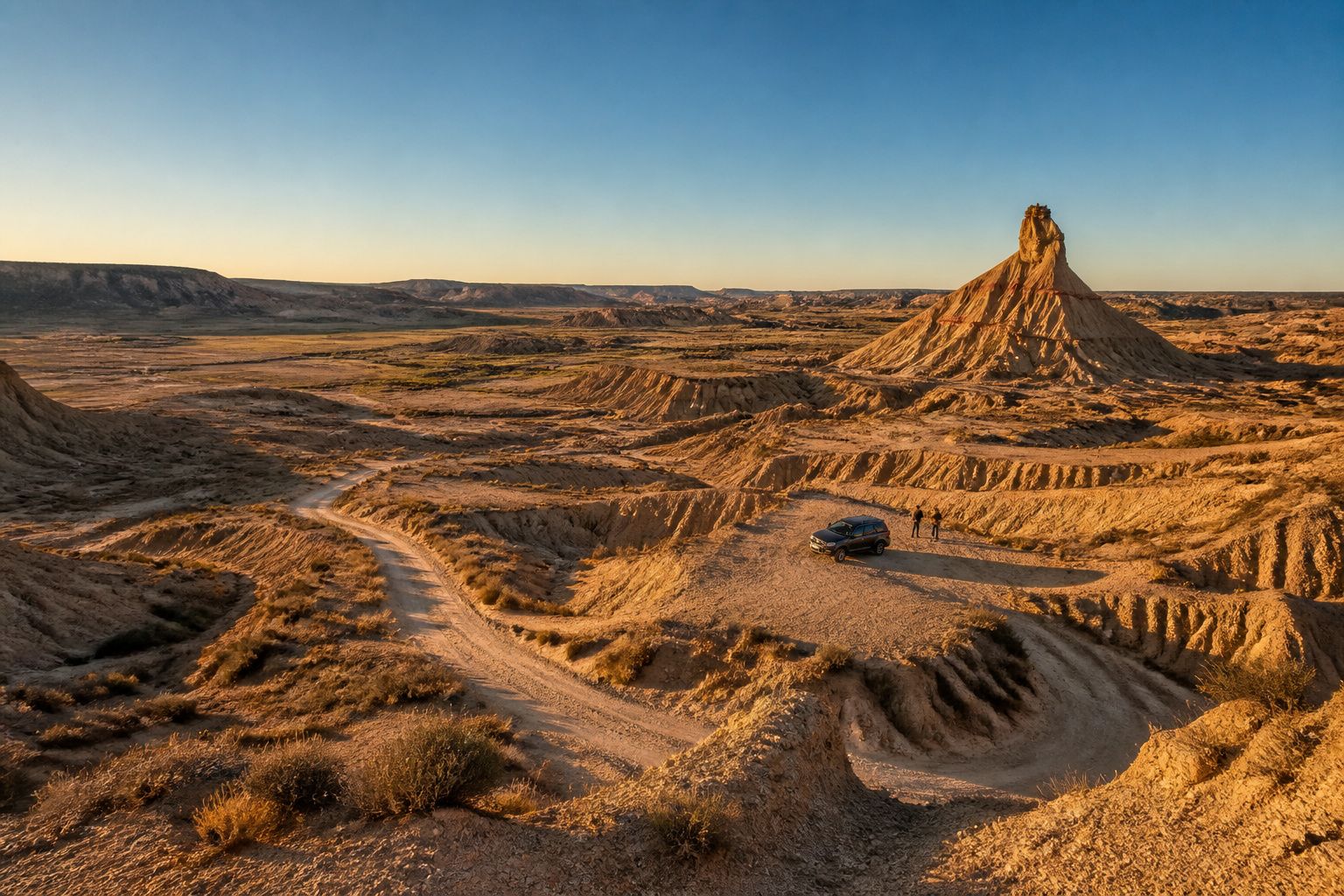 Combien de temps pour explorer les Bardenas en voiture ?