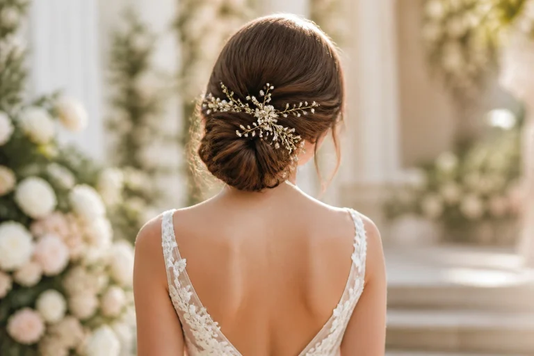 Chignon bas mariage : l’élégance intemporelle