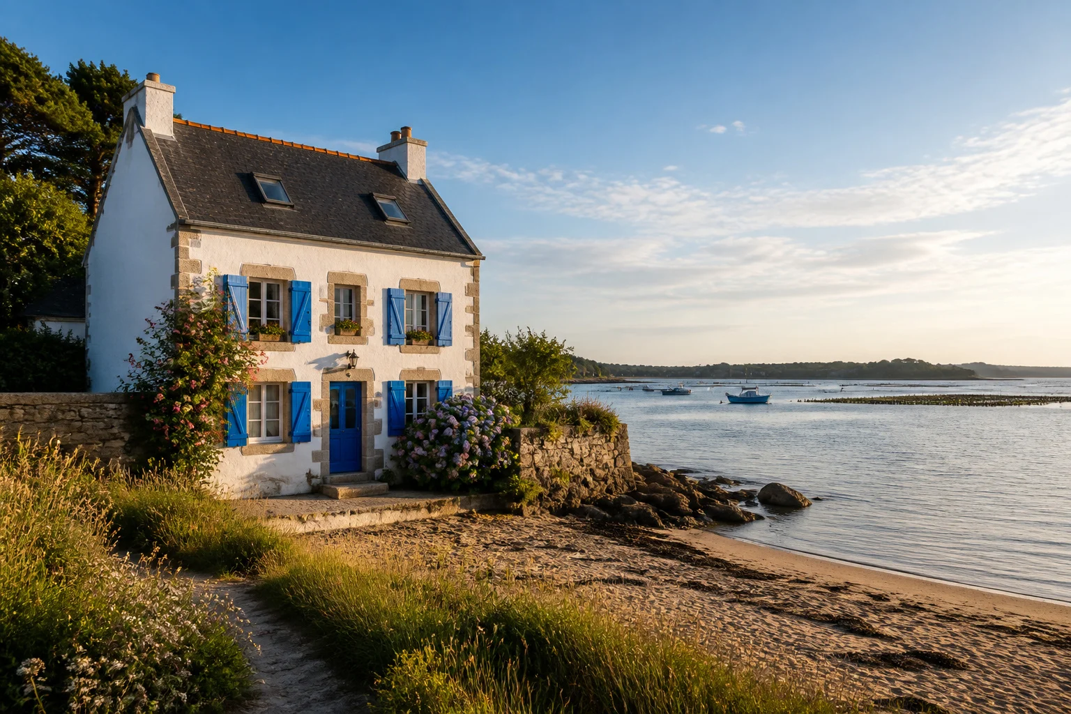 Gîtes typiques Golfe du Morbihan : authenticité bord de mer