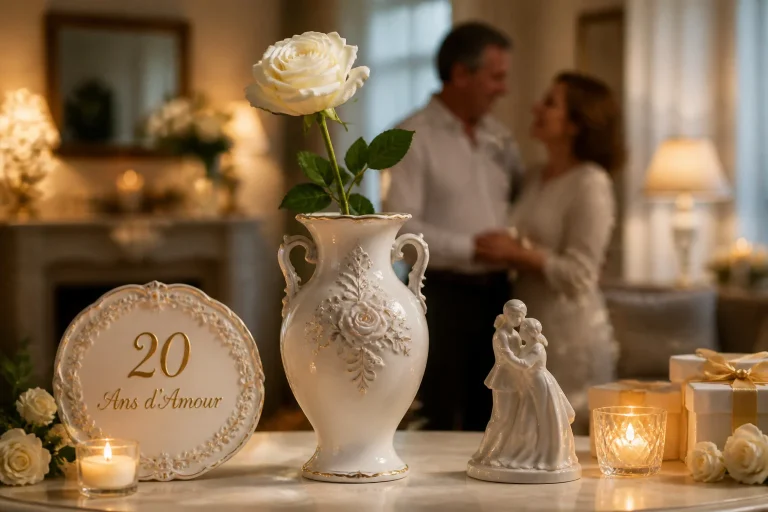 Vingt ans de mariage : Célébrez vos noces de porcelaine