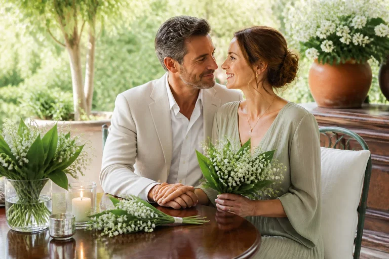 Cadeau 13 ans mariage : Noces de muguet avec élégance