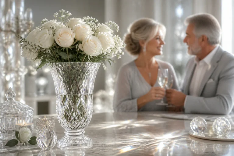 Cadeau 15 ans de mariage : offrez des éclats de cristal