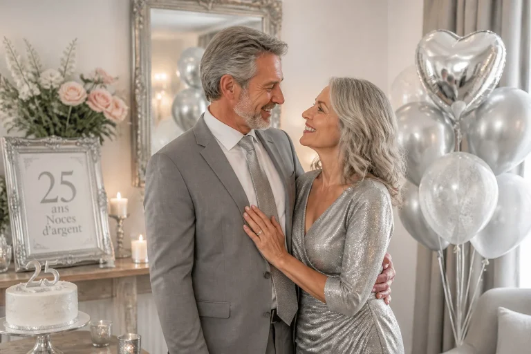 Cadeau 25 ans mariage : l’argent, symbole d’union durable