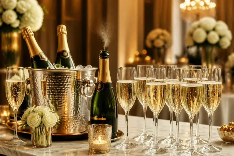Combien de champagne par personne : l’art de bien calculer