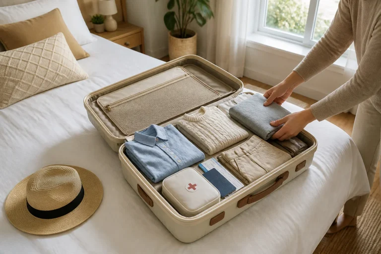 Dans votre valise : les essentiels pour un séjour serein