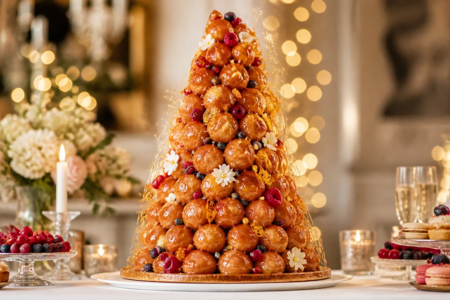 La pièce montée de choux : l&rsquo;art du dessert de fête
