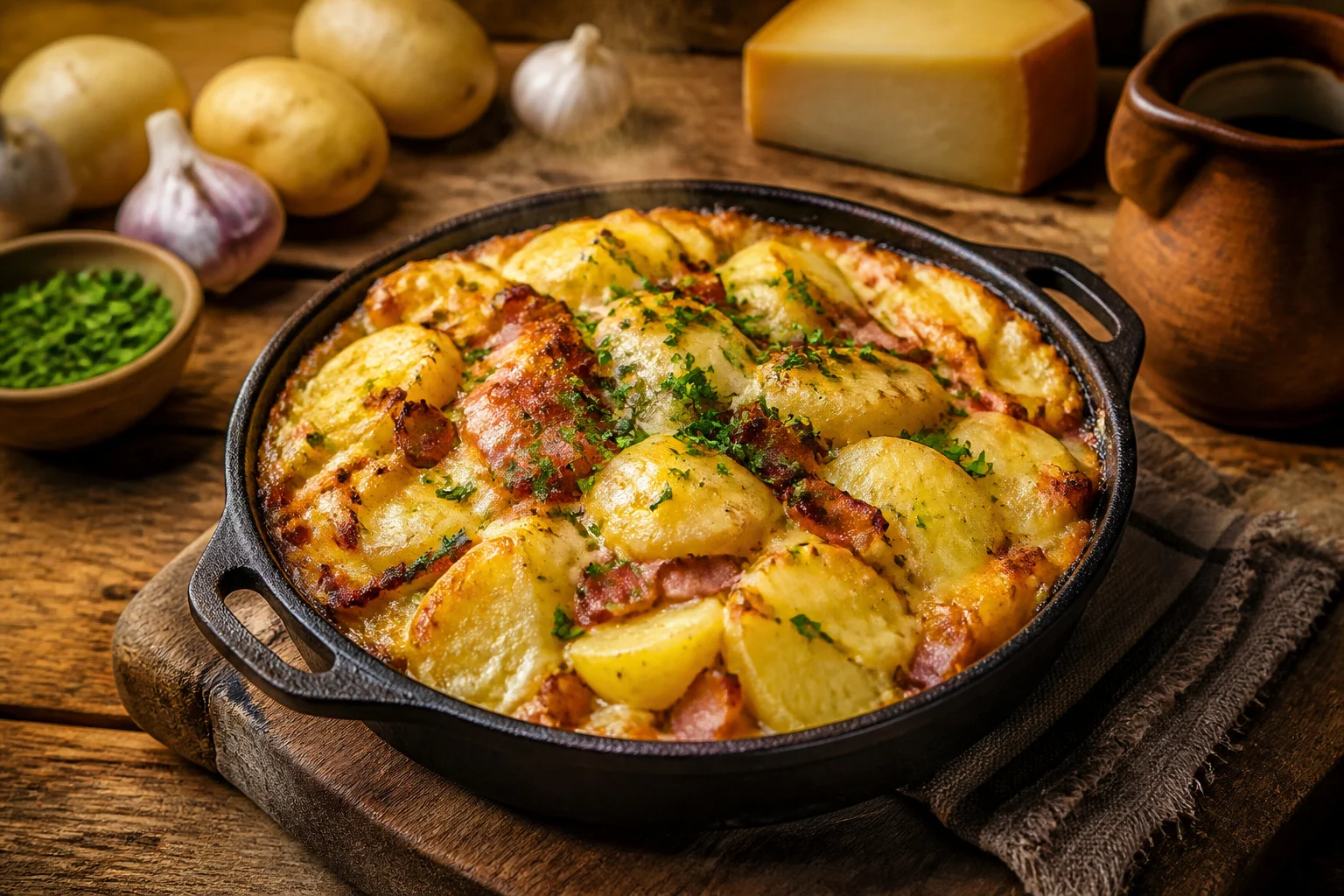 La recette de la truffade : le plat réconfortant d’Auvergne