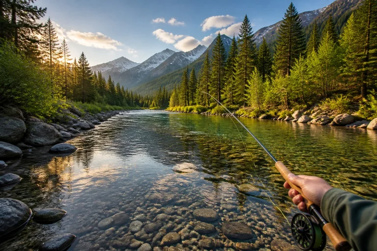 Maîtriser la pêche à la truite : techniques et matériel