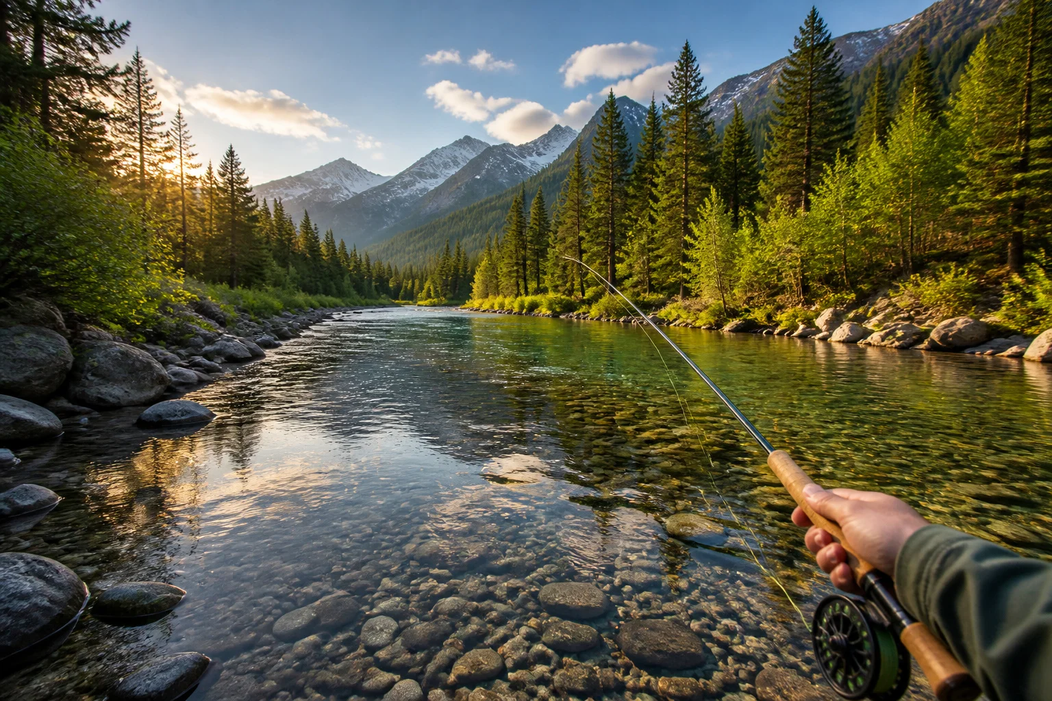 Maîtriser la pêche à la truite : techniques et matériel