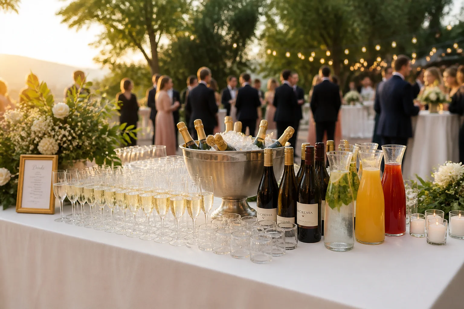 Calculer les boissons pour votre mariage : conseils