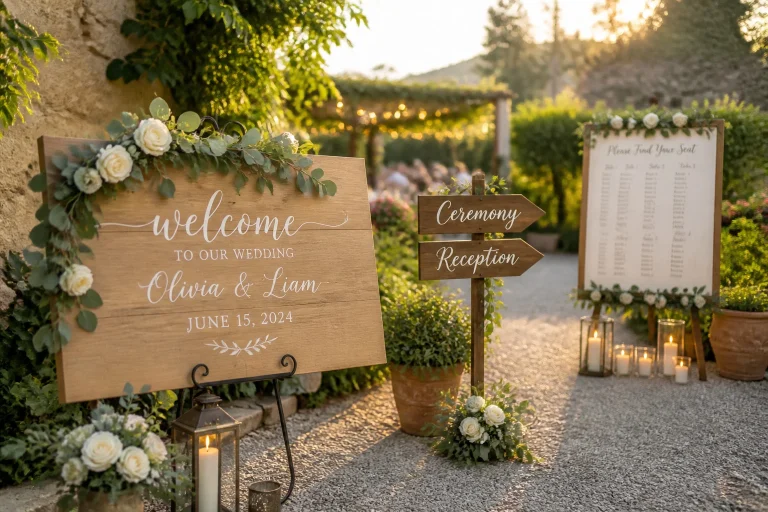 Signalétique mariage : guidez et sublimez votre grand jour